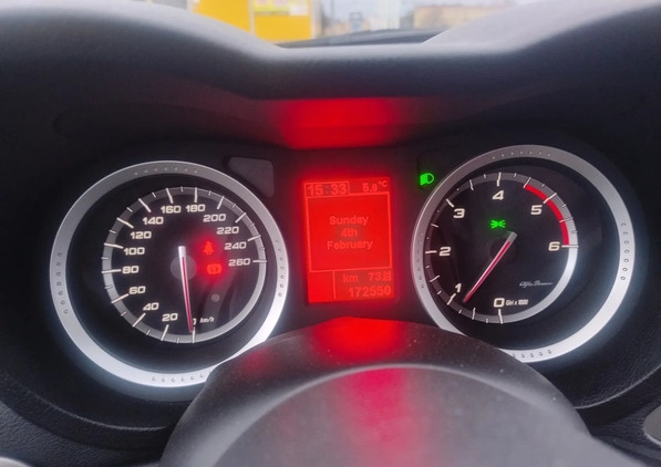 Alfa Romeo 159 cena 16500 przebieg: 172200, rok produkcji 2010 z Radom małe 92